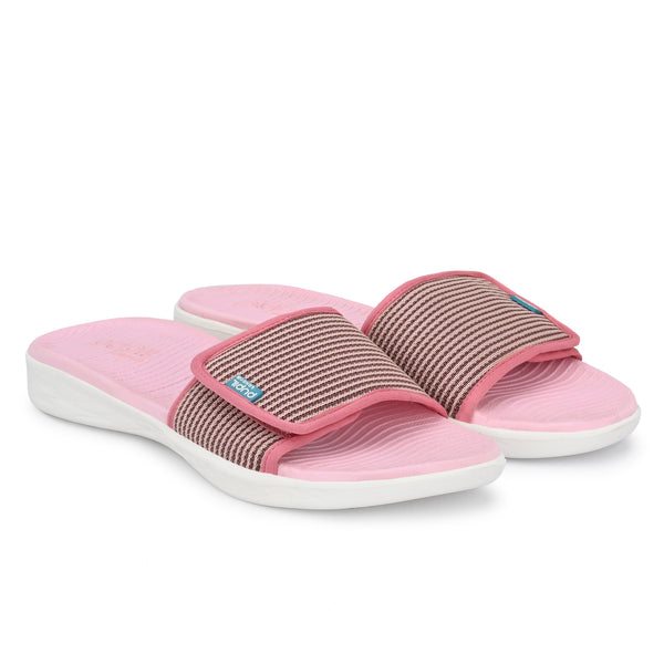 Pupil London Women's KENT-105, Flip-Flop, Pink/Navy/Silver