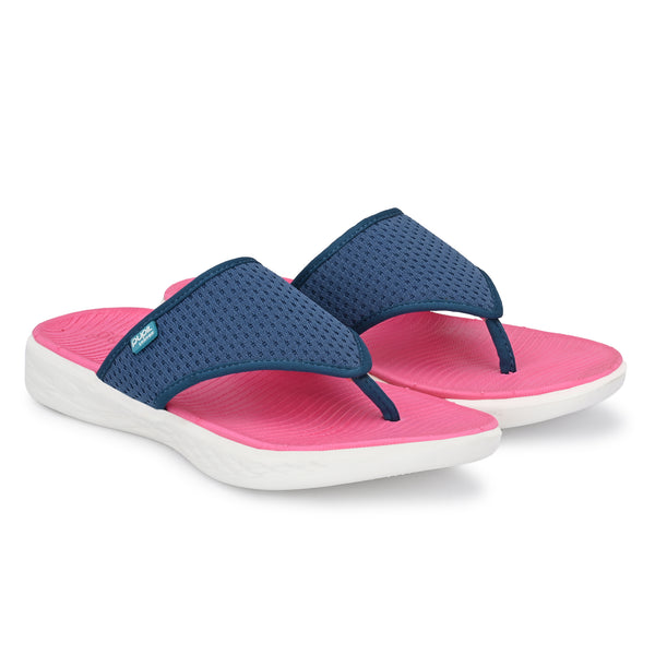 Pupil London Women's KENT-101, Flip-Flop, Pink & Blue