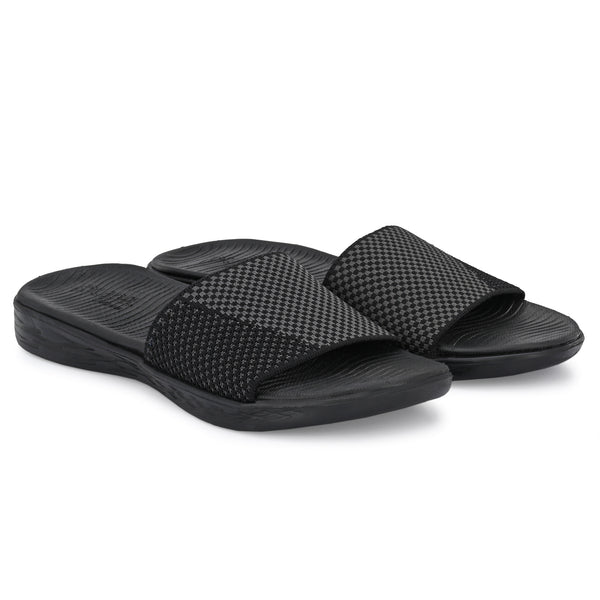 Pupil London Women's KENT-104, Flip-Flop, Black & Grey